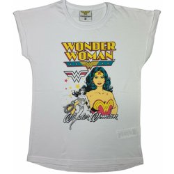 Dívčí tričko Wonder Woman bílé