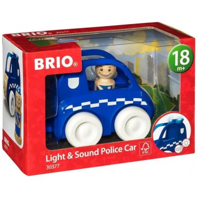 Brio Policejní auto se světlem a zvukem 30377 – Zbozi.Blesk.cz