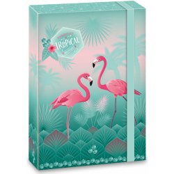 Ars Una box na sešity Pink Flamingo A4