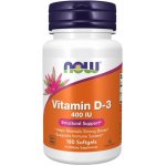 Now Foods Vitamin D3 400 IU 180 softgel kapslí – Hledejceny.cz