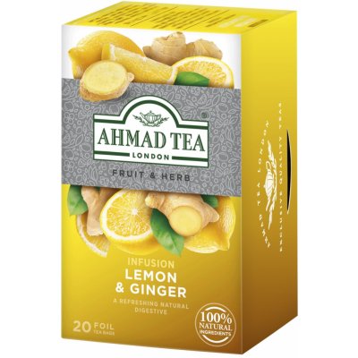 Ahmad Tea Lemon Ginger 20 x 2 g