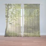 Sablio Záclony Lesní cesta: 2ks 150x250cm – Hledejceny.cz