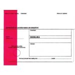 Dodejka B6 125x176 samopr., oblá klopa, červ. pruh, 1.000 ks – Zboží Živě