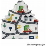 Šátek Dinosauři na silnici bílá – Zboží Dáma