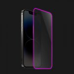 Picasee ochranné tvrzené sklo se svítícím rámečkem pro Motorola Edge 20 - Růžová P3015 – Zboží Živě