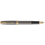 Parker Sonnet Core Grey GT plnicí pero dárková sada s koženým pouzdrem 1502/5193680 – Sleviste.cz