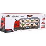 Majlo Toys Nákladní auto se 6 autíčky a odpalovačem Katapult Truck – Zboží Dáma