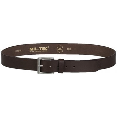 MILTEC kožený opasek Nappa Leather hnědý – Zboží Dáma