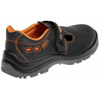 Bennon LUX O1 sandál Černo-oranžová – Zboží Dáma