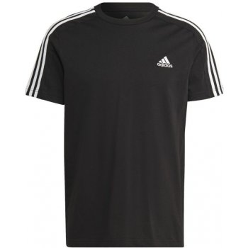 adidas T-shirt Essentials Single Jersey 3-Stripes T-shirt IC9334 Černá
