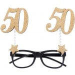 Santex Brýle na oslavu narozenin glitrové "50 let" – Zboží Mobilmania