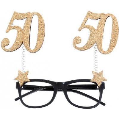 Santex Brýle na oslavu narozenin glitrové "50 let" – Zbozi.Blesk.cz
