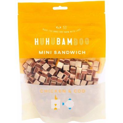 Huhubamboo kuřecí mini sandwich s treskou 250 g – Hledejceny.cz