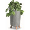 Květináč a truhlík botle Květináč s nožičkami Hoh Planter 24 cm Světle šedé