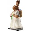 Porcelánový králík s košem Rabbit Collection Rosenthal 14 cm