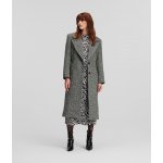 Karl Lagerfeld Herringbone Coat černá – Zboží Dáma