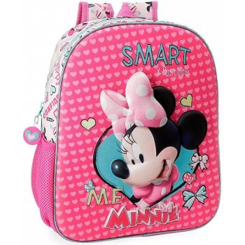 Joummabags Junior Minnie Happy 3D Polyester 33x27x11 cm