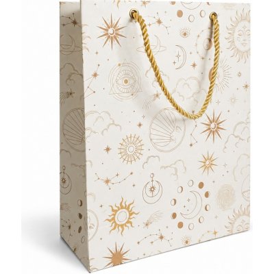 Dárková taška astrologie 25 cm | na menší dárky rozměr 25x20x8,5 cm, na dárky (lapače, Capiz, svíčky, svícny) – Zboží Mobilmania