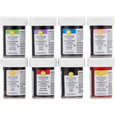 Wilton Sada gelových barev Icing Color Kit 8 x 28 g – Hledejceny.cz