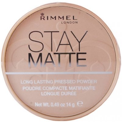 Rimmel London Stay Matte Compact Powder Pudr 9 Amber 14 g – Zbozi.Blesk.cz