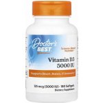 Doctor's Best Best Vitamin D3 5000 IU 180 kapslí – Hledejceny.cz