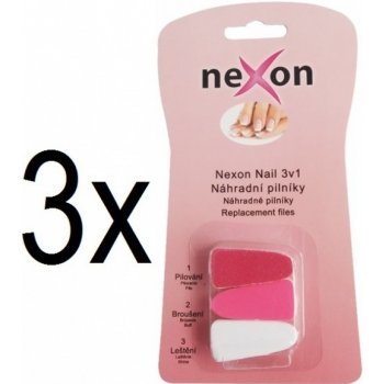 Nexon Nail 3v1 náhradní hlavice 3 sady