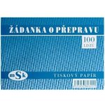 MSK 325 Žádanka o přepravu A6 – Zboží Dáma