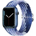 BStrap Elastic Nylon řemínek na Apple Watch 42/44/45mm, blueberry SAP013C43