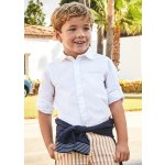 Mayoral košile s dlouhým rukávem bavlněná basic bílá – Zboží Dáma