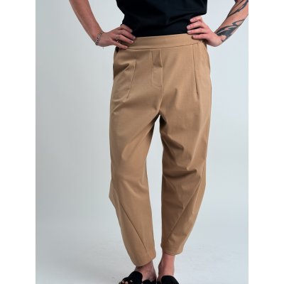 Voga Móda Karamelové kalhoty TOSCANA – Sleviste.cz