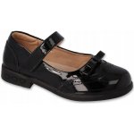 Befado kožené baleríny elegantní černé lakované boty Wednesday – Zboží Dáma