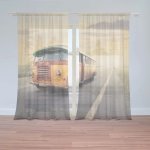 Záclony Autobus veterán: 2 ks - 150x250 cm - Sablio – Hledejceny.cz