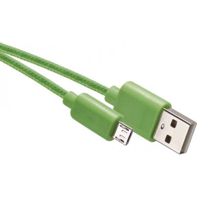 Emos SM7006G USB 2.0 A/M - micro B/M, 1m, zelený – Zbozi.Blesk.cz