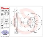 Brzdový kotouč BREMBO 09.9772.11 – Zboží Mobilmania