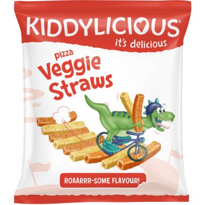 Kiddylicious tyčinky zeleninové s příchutí pizza 4x12g – Zboží Dáma