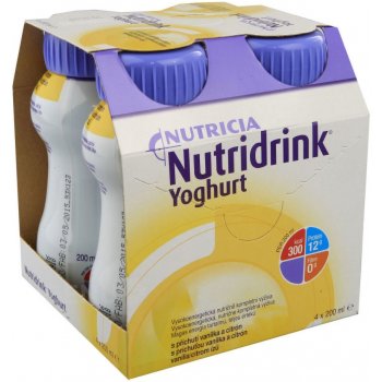 NUTRIDRINK YOGHURT S PŘÍCHUTÍ VANILKA A CITRÓN POR SOL 4X200ML