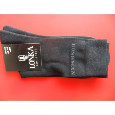 Lonka DEBUSHDEL pánské ponožky černé – Zboží Mobilmania