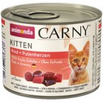 Carny Kitten hovězí krůtí srdce 200 g – Zbozi.Blesk.cz