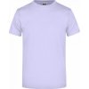 Pánské Tričko James Nicholson pánské základní triko ve vysoké gramáži bez bočních švů fialová lila