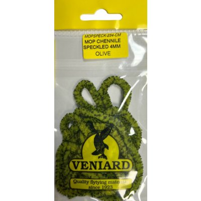 Veniard Šenylka Mop Chenille Speckled Olive 4mm – Hledejceny.cz
