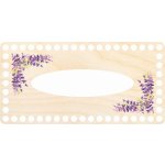 Woody Crafts Víko na kapesníky - obdélník 24 x 12 cm ,Provence – Sleviste.cz