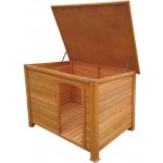 MacHook Psí bouda FLAT dřevěná 127 x 95 x 95 cm – Zboží Dáma