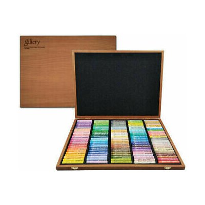 Mungyo Gallery Artist Sada olejových pastelů v dřevěném kufříku 120 ks – Zboží Dáma