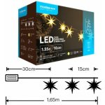 Modee ML-C3028 10LED 1,35m hvězda 3D vánoční řetěz, 2xAA teplá IP20 352754,00 – Hledejceny.cz