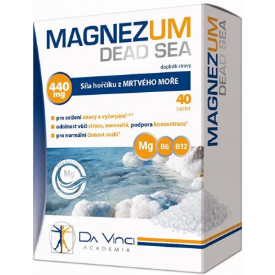 Simply You Magnezum Dead Sea Da Vinci Academia 40 tablet – Hledejceny.cz