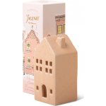 Paddywax Incense Holiday Village Ceramic Pink Townhouse - domeček na 20 vonných kuželů - Persimmon Chestnut