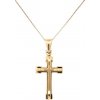 Přívěsky Beny Jewellery Zlatý Přívěsek Kříž k1200812
