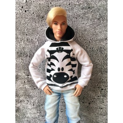 La Bastlera Mikina pro Kena s kapucí a potiskem zebry – Sleviste.cz