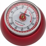 Zassenhaus SPEED Retro magnetická kuchyňská minutka metalicky červená – Zboží Dáma