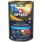 Ontario Adult kachní pate s příchutí brusinek 400 g – Hledejceny.cz